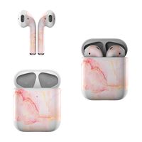 Skin Decals for Apple AirPods - Satin Marble - Sticker Wrap Fits 1st and 2nd Generation