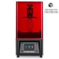 ELEGOO Mars UV Photocuring LCD 3D Printer with 3.5'' Smart Touch Color Screen Off-line Print 4.53in(L) x 2.56in(W) x 5.9in(H) Printing Size Black Version