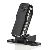 MD80 Mini DV Camera, Leegoal Full HD Voice Control Digital Camera Camcorder, with USB Data Cable Clip-On Adapter Bracket Lanyard Silicone Case, for Webcam Helmet Bike Motorbike Hiking Sports