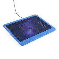 Asixx Pad Cooler, Laptop Cooling Pad or Cooling Pads Built-in Big Fan (Diameter200 x 20mm) with Blue LEDs(Blue)