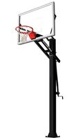 Goalrilla GS54C In-Ground Adjustable-Height Basketball Hoop with Tempered Glass Backboard