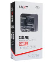 SJCAM SJ8 Air 1296P 60FPS Action Camera 14MP WiFi Sports Cam with 160°Wide Angle Lens,2.3" Touch Screen Underwater Camera,Wireless Remote Control Supported Waterproof Cam-Black