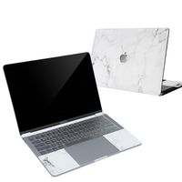 Digi-Tatoo 4-in-1 MacBook Skin Decal Sticker Compatible with Apple MacBook Pro 13 Inch w/Touch Bar (Model A2159/A1706/A1989), Full Body Protective, Removable and Anti-Scratch, Fresh Marble