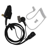 KENMAX Air Covert Acoustic Tube Earpiece Headset with PTT VOX Microphone for Kenwood TK-290 TK-380 TK-2180 TK-5310 NX-200 NX-210