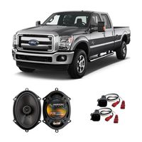 Compatible with Ford F-350 XL 2013-2016 Front Door Factory Replacement Harmony HA-R68 Speakers New