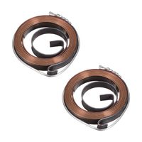 uxcell Drill Press Return Spring, Quill Spring Feed Return Coil Spring Assembly, 3.2Ft Long, 40 x 6 x 0.7mm 2PCS