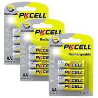 12 Pack AA 2600mAh High Capacity 1.2V NI-MH Rechargeable Battery