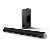 120Watt Sound bar, BYL 2.1 Channel SoundBar Subwoofer, Wireless Bluetooth and Wired Home Theater Speakers for TV (Bluetooth 5.0 Version, 2020 Model)