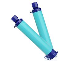 Membrane Solutions Straw Water Filter Survival Filtration Portable Gear Emergency Preparedness Supply for Drinking Hiking Camping Travel Hunting Fishing