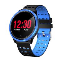 Jennyfly Health Tracker Watch, 1.3 inch Color Screen Bluetooth Living Waterproof Men Women Sport Bracelet with Heart Rate/Blood Pressure/Sleep Monitor Running Watch Compatible for iOS/Android - Blue
