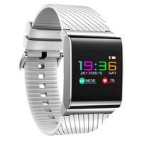 Smart Fitness Tracker,JIAMEIYI X9 Blood Pressure Oxygen Monitor Hear Real-Time Heart Rate Monitor IP67 Waterproof Color Display for iOS and Android (White)