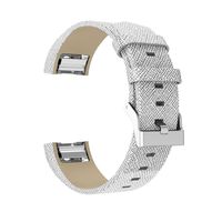 Leather Bnad straps, RTYou(TM) Hot Sales Fitbit Charge 2 Strap,Classic Leather Wristband With Metal Connectors For Fitbit Charge 2 (Silver)