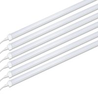 Barrina (Pack of 6) 8ft Led Tube Light Fixture, 44w, 4500lm, 6500K (Super Bright White) for Garage, Shop, Warehouse, Corded Electric with Built-in ON/Off Switch