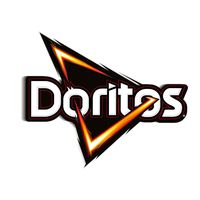 Doritos Logo Transparent OriginalStickers0262 Set Of Two (2x) Stickers , Laptop , Ipad , Car , Truck , Size 4 inches on Longer Side