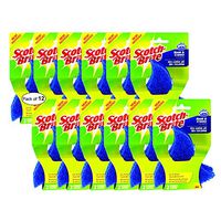 Nook & Cranny Scotch-Brite Scrubbers (2 In 1 Pack) (Pack of 12)
