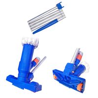 Daveyspa Swimming Pool Vacuum Cleaner, Mini Jet Vac Vacuum Cleaner with Rubber Wrench/Bag and Pole, Underwater Cleaner for Above Ground Swimming Pool, Spa Pool, Hot Tub, Pond and Fountain