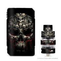 IT'S A SKIN Decal Vinyl Wrap for VooPoo Drag 2 V2 & UForce T2 Tank Vape Sticker Sleeve Cover/Skulls Inside Skulls Art