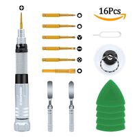 E·Durable Pentalobe P2 P5 Triwing Y000 Slotted Phillps Hex Screwdriver Set for iPhone X, iPhone 8, 8 Plus,7/7 Plus, 6/6S Plus,5S/5/5C/4S/4/SE, Macbook Pro/Air, Phone Toolkits (16 IN 1 Tool Set)