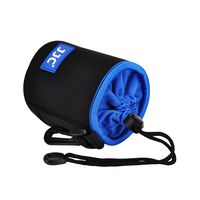 JJC Deluxe Neoprene Lens Pouch/Lens Case for Canon EF 50mm/EF-M 18-55/EF-S 18-55mm,Sony E 16-50mm/16-70mm/10-18mm,Fuji Fujinon XF 18-55mm/35mm/18mm and other Lens up to 2.9 x 3.9"(D x L)