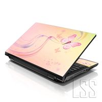 LSS 10 10.2 inch Laptop Skin Cover Compatible with HP Dell Lenovo Apple Asus Acer Compaq - Fits 7" 8" 8.9" 10" 10.2" (2 Wrist Pads Free) Colorful Butterfly