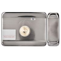 Double Head Door Lock, 12v Electronic Access Intelligent Remote Control System with Anti-slam Door Alarm for Homes Offices Schools Hotels Factories Warehouses