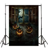 Goodtrade8 Clearance Photography Background- 3x5FT Pumpkin Halloween Decorations Backdrops Vinyl Lantern Lightweight Background Party Scene Design,150x90cm (Multicolor C)