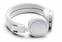 Urbanears Plattan ADV Wireless - Collapsible Headphones with Handmade Drivers, Remote and Sharing Zoundplug - True White