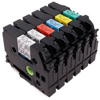 6 Pack Compatible with Brother P-Touch TZ TZe 131 231 431 531 631 731 Label Tape for PT-D210 PT-H100 PTD400AD PT-1230PC Labeler, 12mm (1/2 Inch) x 8m (26.2 Feet)