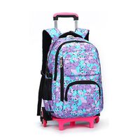 Rolling Laptop Backpack Luggage Wheeled Trolley Bags for Schooling Travel