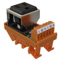 WEIDMULLER 9915480000 AC OUTLET MODULE, RCPT, 15A, 120V