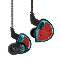 In Ear Monitor Headphones,Yinyoo KZ ES4 In Ear Earphones High Fidelity Noise Cancelling Earbuds Wired Over Ear Stereo Bass Earphones 1DD+1BA Dual Drivers Hybrid HIFI DJ Monitor Headsets(blue nomic)