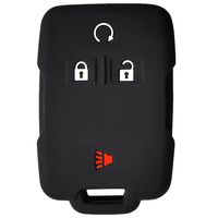 Rpkey Silicone Keyless Entry Remote Control Key Fob Cover Case protector For Chevrolet Silverado 1500 2500 HD 3500 HD Colorado Tahoe Suburban Gmc Yukon Sierra 1500 Canyon M3N-32337100 13577770 2288148