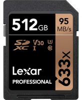 Lexar Professional 633x 512GB SDXC UHS-I Card