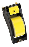 Brady LabelizerPlus and VersaPrinter Tape Cartridge  B- 595 Indoor/Outdoor Vinyl Film Size: 2.25" x 90'   BLK/YEL  1PK