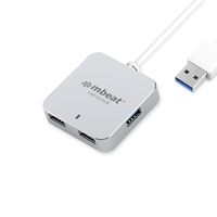mbeat Cube 4-Port USB 3.0 Portable Hub for iMac, MacBook Pro, MacBook Air, Ultrabook and Laptop