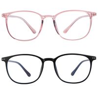 blue light blocking glasses women men-FEIDU computer fake glasses HD clear lens glasses3030 (black, 2.04)