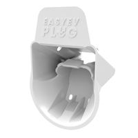 United Chargers J1772 EV Holster Plug with Cable Management System - White