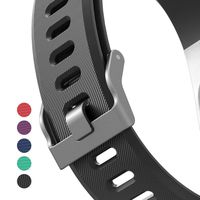 ZURURU ID115Plus HR Replacement Band and 115plus hr Straps for Letscom, Lintelek, Letsfit ID115Plus HR Fitness Tracker (Black)