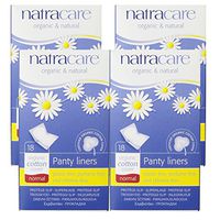 Natracare Normal Wrapped Panty Liners, 18 Count, 4 Pack (72 Liners Total)