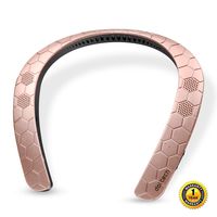 Wearable Speaker Doltech Bluetooth Neckband Speaker,3D Sound Hands-Free Phone Calls,Built-in Mic, Portable Wireless Speaker for iPhone, Android(Rose Gold)
