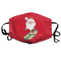 Kupik Santa Snowboarding Anti Dust Mouth Mask Gift for Youth Friends Man Woman and Boys Girls