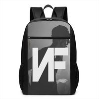 Travel Bckpack NF Rapper Print Custom Business Bckpack for College School Computer Bag for Women Men for 17 Inch Laptop (6, one Size)