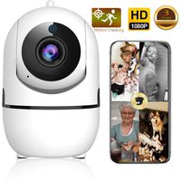 Security Camera, WiFi Camera, Baby Monitor with Camera and Audio, Wireless Security Camera with Night Vision Two Way Audio, Pet Camera Support iOS/Android App, Home Surveillance for Baby/Pet/Elder