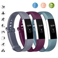 Wekin Replacement Bands Compatible for Fitbit Alta and Alta HR, Breathable Woman Men Adjustable Strap Wristbands Bracelets with Secure Buckle for Smartwatch Tracker Small Large