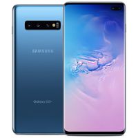 Samsung Galaxy S10+ Factory Unlocked Phone with 128GB (U.S. Warranty), Prism Blue (Renewed)