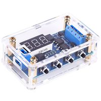 PEMENOL Timer Delay DC 5V 12V 24V Trigger Cycle Dual MOS Switch Delay Control Board with Digital Tube Display and Protective Shell for Smart Home, Automatic Control