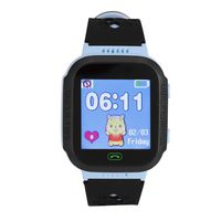 Kids Camera Smart Watch for Boys Girls Toddler, Kids Rechargeable Wristband Phones Touch Screen Voice Chat SOS Call LBS Tracker with Alarm, Flashlight, Camera, Remote Shutdown for Apple(Blue)