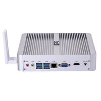 Partaker Fanless Mini PC, Powerful Mini Desktop Computer, Intel i5 8250U 8th Gen 4 Cores CPU, 32GB DDR4 Ram，240GB SSD 1TB HDD,4096x2304, HDMI, LAN, VGA, 4xUSB 3.0, Wi-Fi, Windows 10 Pro