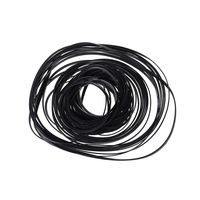 yuanhaourty 50PCS 40-135MM Universal Mix Cassette Tape Machine Rubber Belts Assorted Common Flat Belt for Recorders DVD Drive