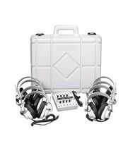 Califone 1218AVP-01 Listening Center, 8 Headphones and Carrying Case